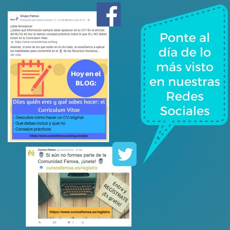 redes sociales femxa newsletter