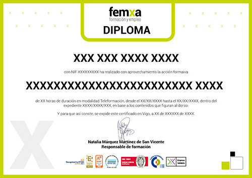 Certificado de aprovechamiento