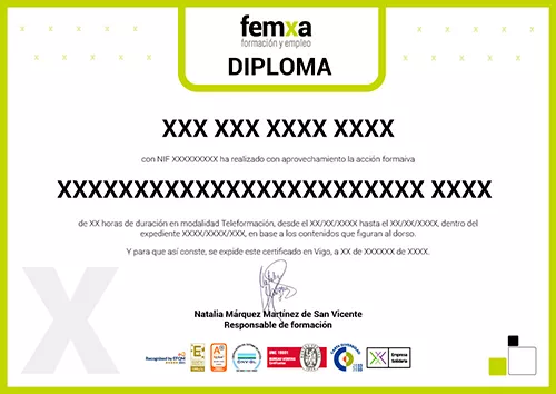 Certificado de aprovechamiento