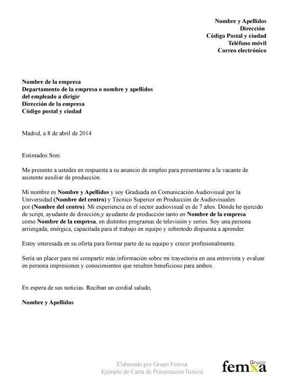 Cómo crear una carta de presentación