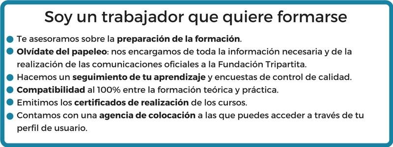 Formación bonificada para trabajadores