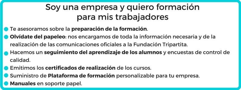 Formación Bonificada para empresas