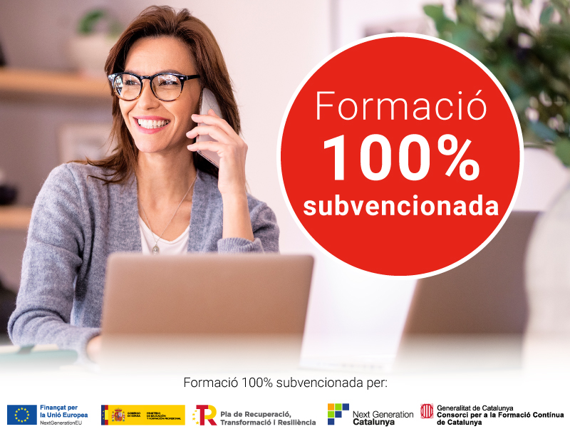 Cursos 100% subvencionats Cursos 100% subvencionats