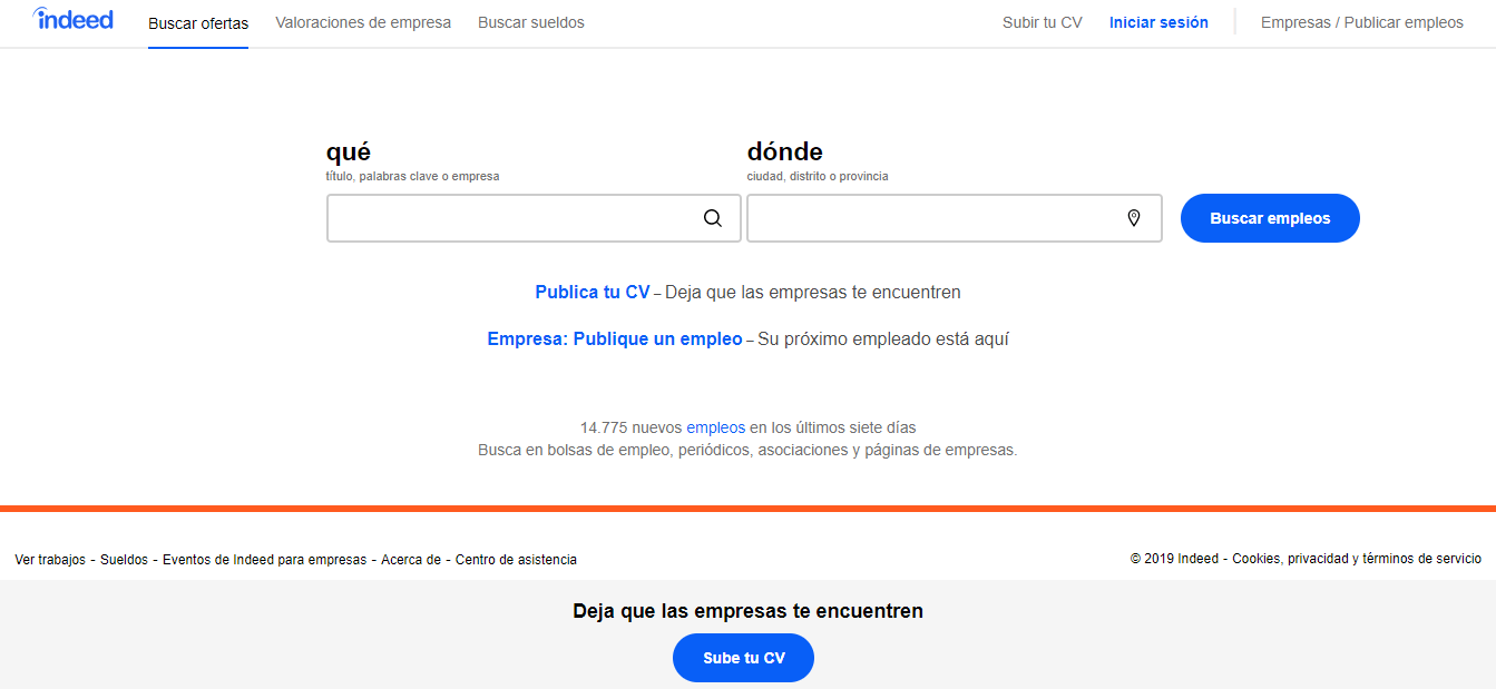 Indeed el mejor portal de empleo 