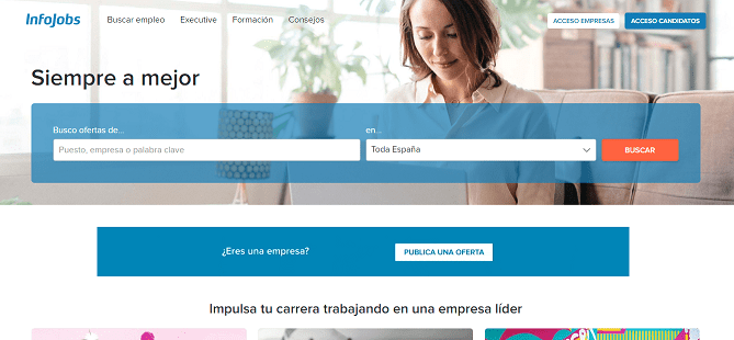 Infojobs el mejor portal de empleo