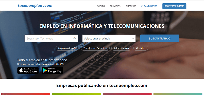 tecnoempleo el mejor portal de empleo 