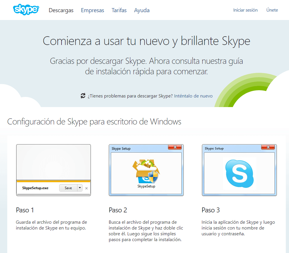 Instalar Skype