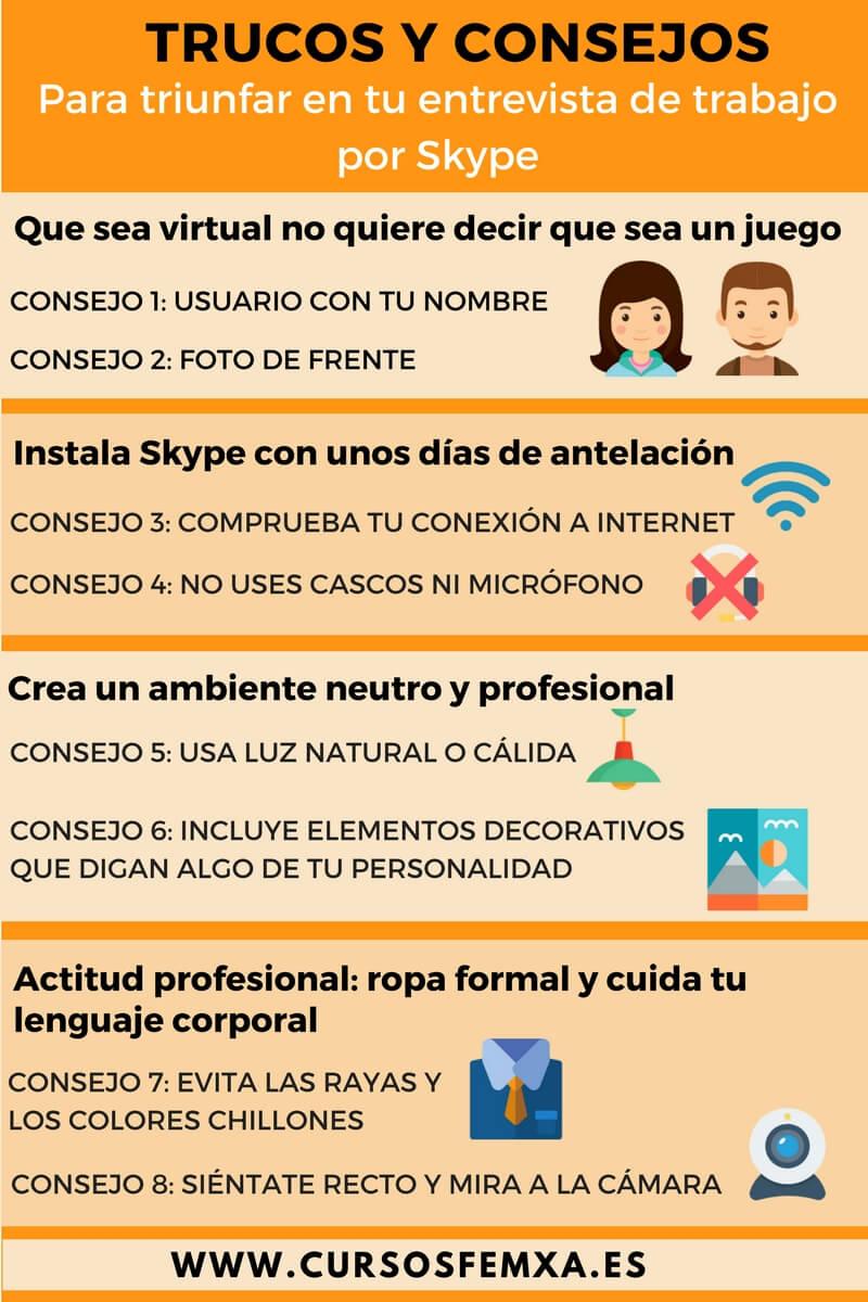 Cómo hacer una entrevista de trabajo por Skype