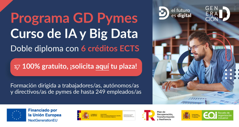 Cursos gratuitos de IA y Big Data para mejorar competencias digitales