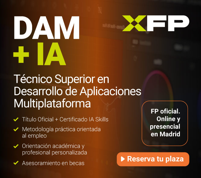 FP Grado superior en desarrollo de multiplataforma  online