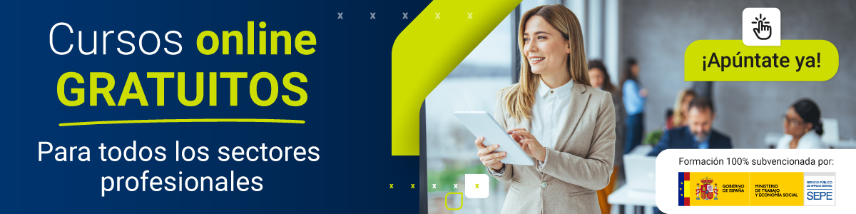 Cursos gratuitos para trabajadores de todos los sectores profesionales