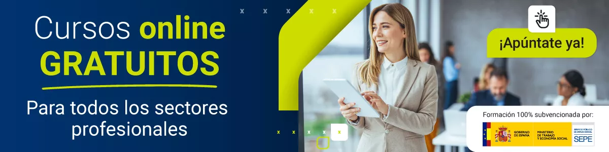 Cursos gratuitos para trabajadores de todos los sectores profesionales