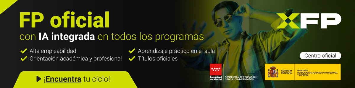 Formación profesional presencial en Madrid 100% oficial