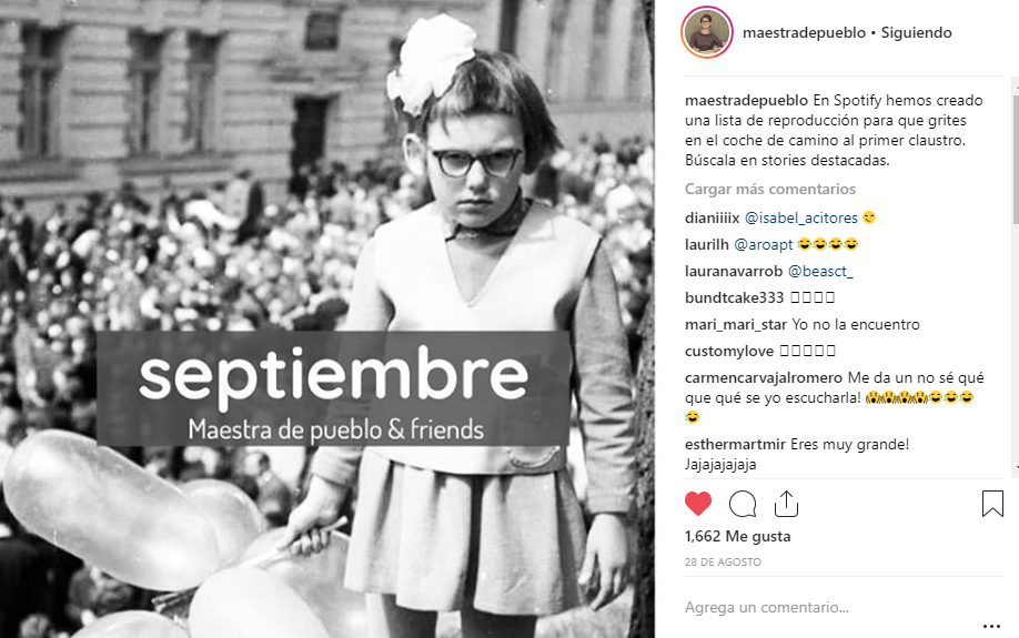 Instagram Maestra de Pueblo