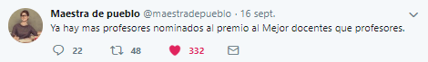 Twitter Maestra de Pueblo