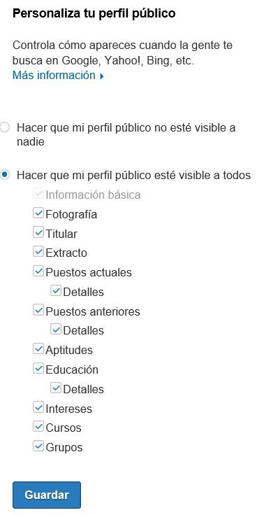 linkedin perfil profesional