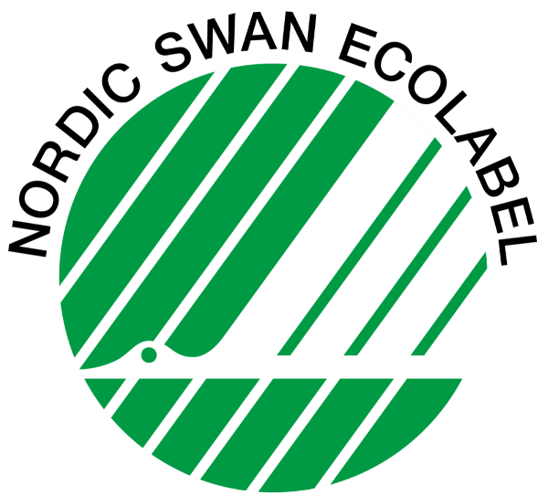 logotipo del cisne nórdico etiqueta ecológica