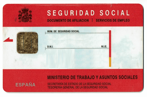 Tarjeta de la seguridad social