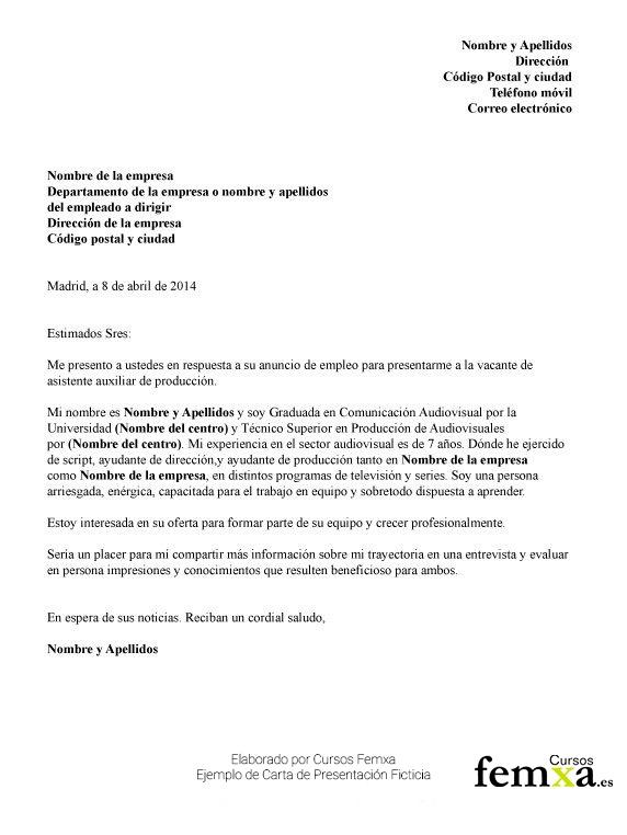 Cómo hacer una carta de presentación