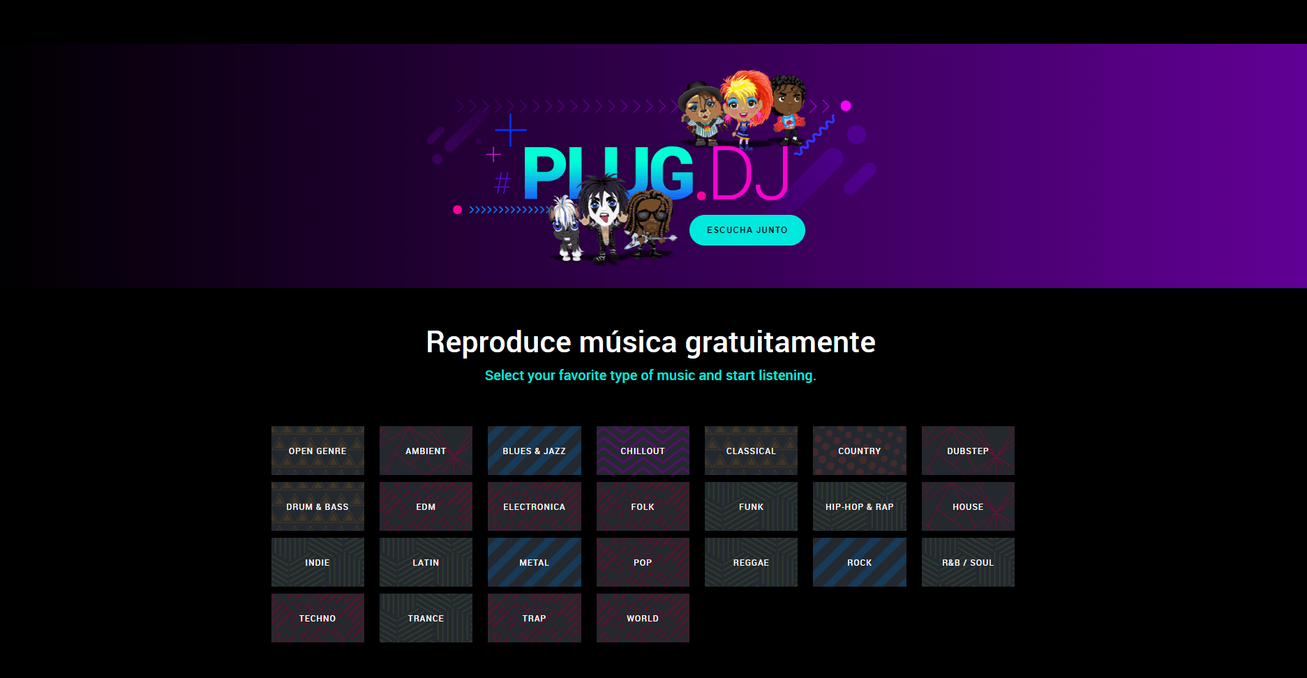 Plataforma música