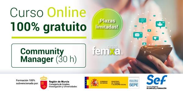 acceso a curso online de community manager para Murcia