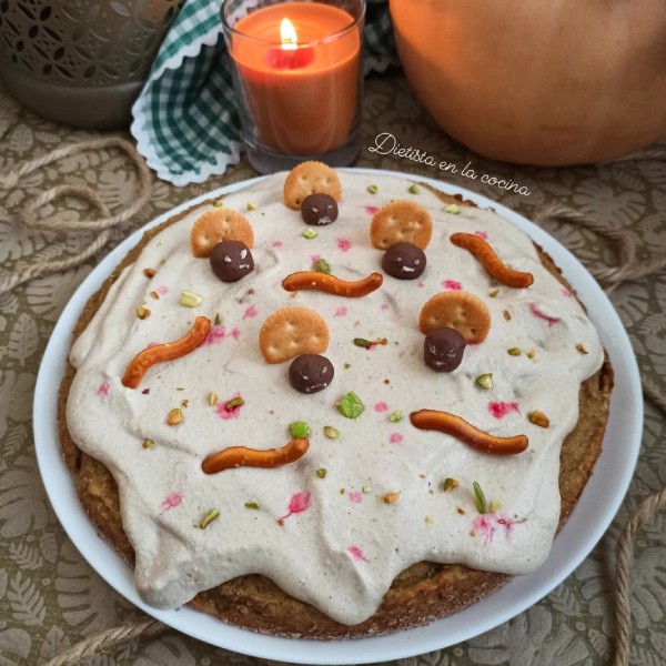 alimentación en otoño, tarta de calabaza