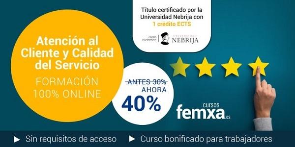 acceso a curso online privado sobre atención al cliente y calidad del servicio