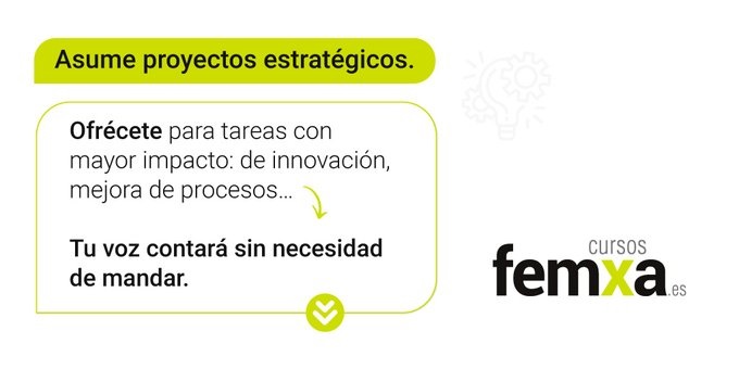 Cartel con texto animando a asumir nuevos retos