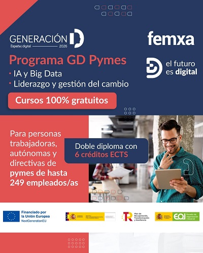 Cartel anunciador del programa pymes de generación D