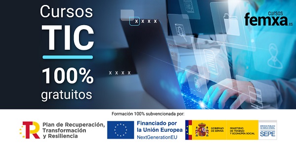 cartel anunciador de los cursos de tecnologías de la información