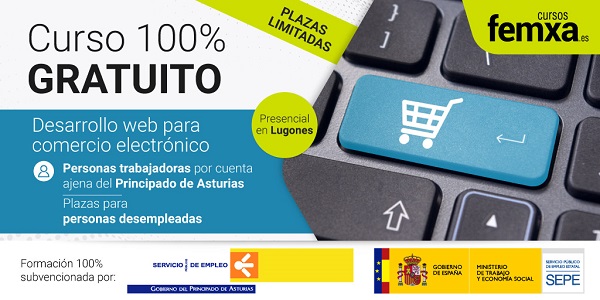 Curso gratuito online de desarrollo web para comercio electrónico