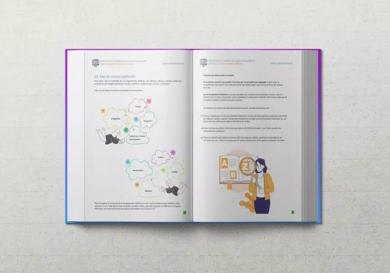 libro abierto sobre cómo mejorar la docencia online