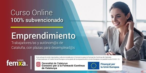 acceso al curso de emprendimiento para ocupados de Cataluña