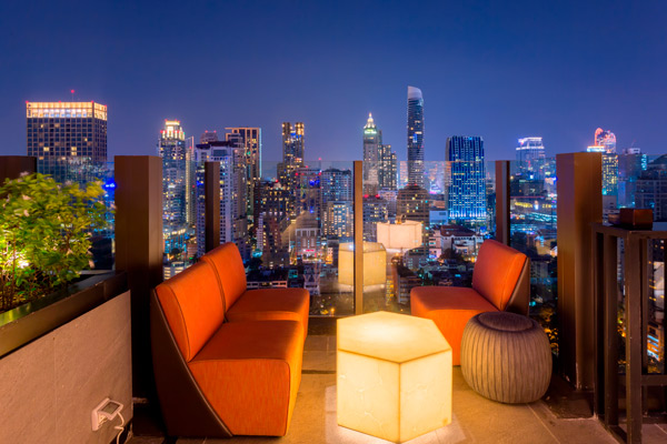 rooftop en un hotel boutique
