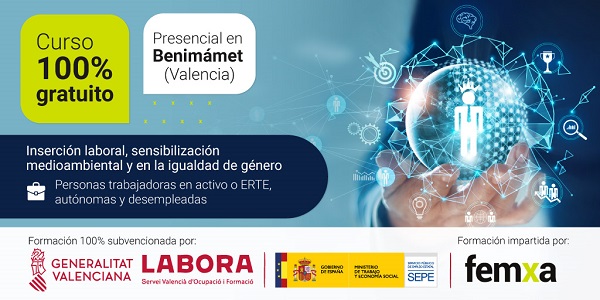 cartel anunciador del curso de inserción laboral