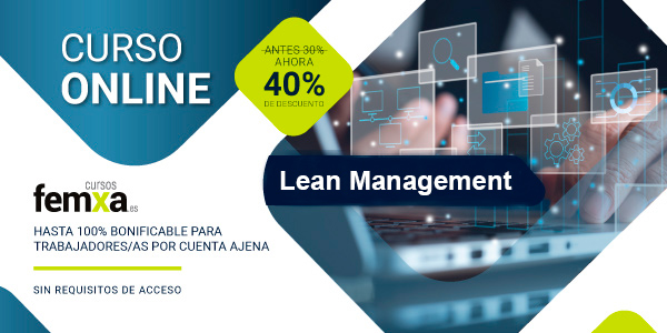 Información sobre el curso de Lean Management Lean Management, curso online