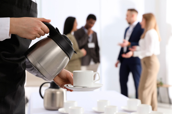 Café y reuniones de networking