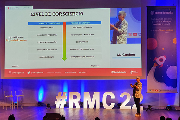 conferencia de MJ Cachón en RMC galicia 2022