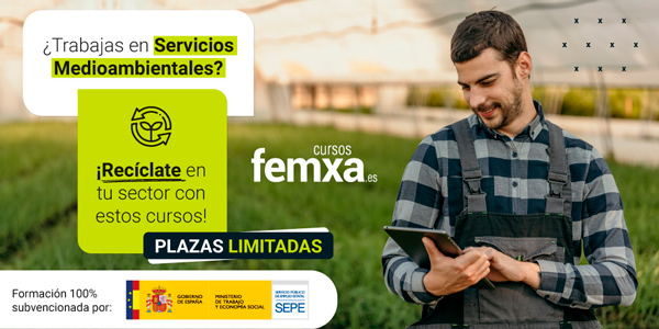 trabajador de servicios medioambientales en un campo de cultivo