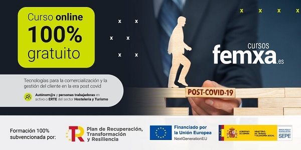 cartel anunciado del curso de tecnologías comerciales