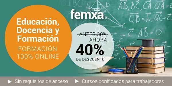 acceso a cursos de educación, docencia y formación