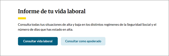 Informe de tu vida laboral