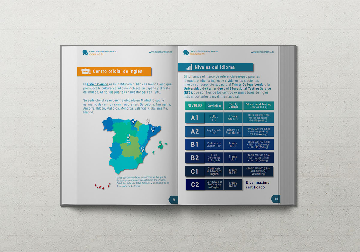 ebook gratuito de idiomas abierto sobre los centros oficiales de inglés