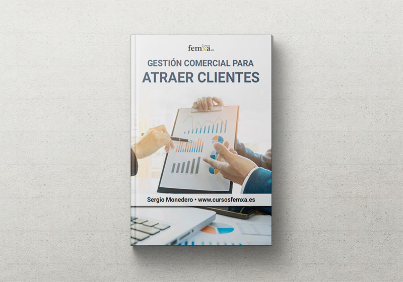 Portada ebook gratis gestion comercial para atraer clientes