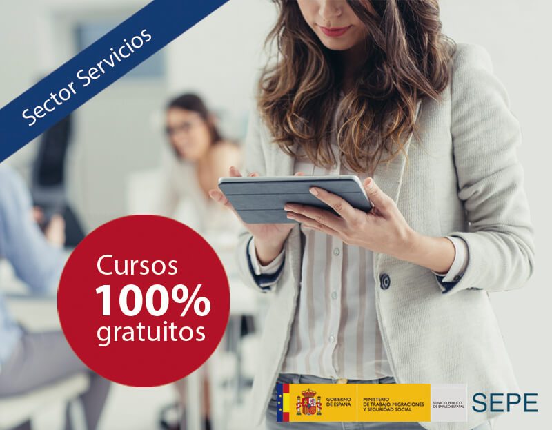 Cursos online gratuitos para trabajadores de Servicios a las Empresas