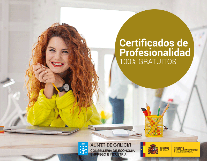 Certificados de Profesionalidad para desempleados de Galicia