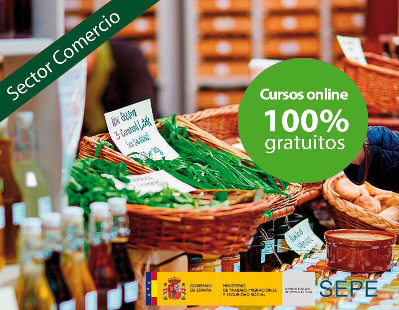Cursos online gratuitos para trabajadores del Sector Comercio y Marketing