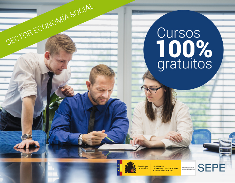 Cursos online para trabajadores y autónomos Cursos online gratuitos para trabajadores del Sector Economía Social