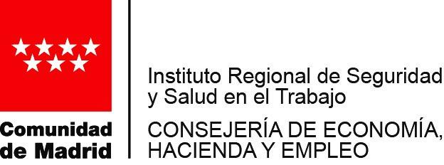 Logotipo Instituto Regional de Seguridad y Salud en el Trabajo de la Comunidad de Madrid