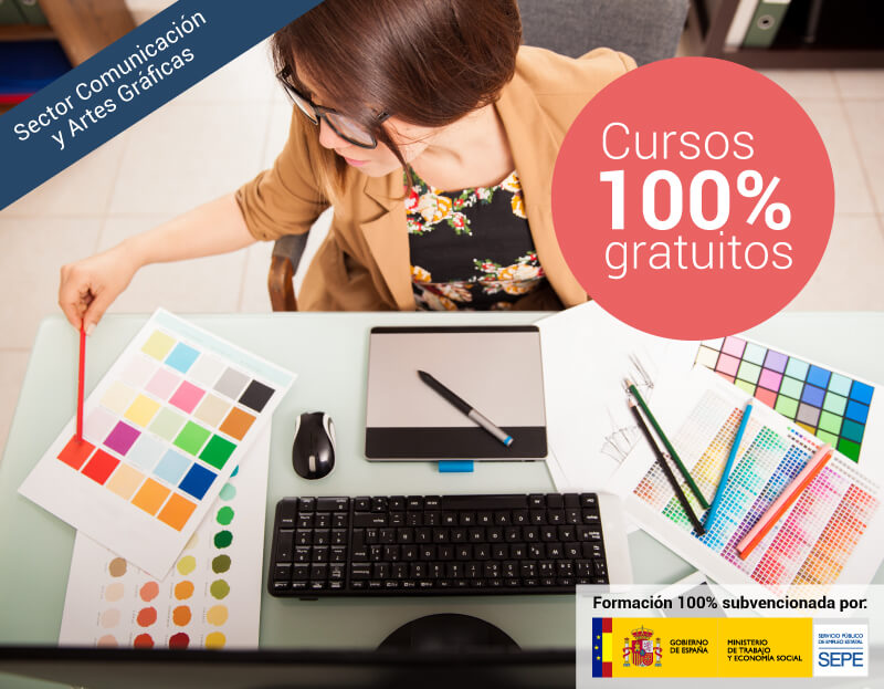 Cursos online para trabajadores y autónomos Cursos online gratuitos para trabajadores del Sector Comunicación y Artes Gráficas